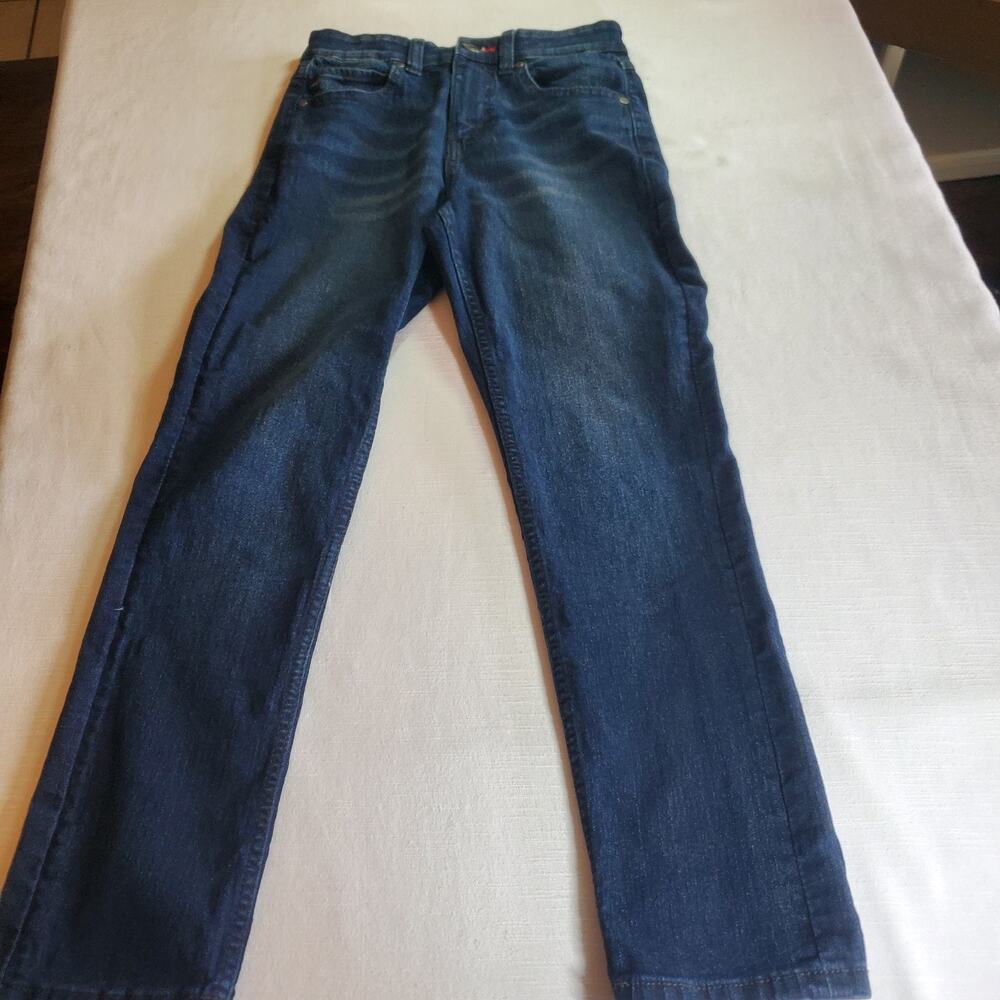 Tommy Hilfiger Womens Size 10 Dark Wash Stretch Straight Leg Denim Jeans